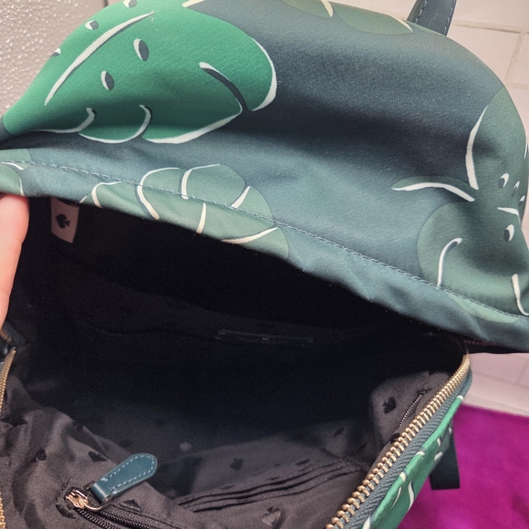 Kate Spade Chelses Monster Leaf Print Backpack main image 4